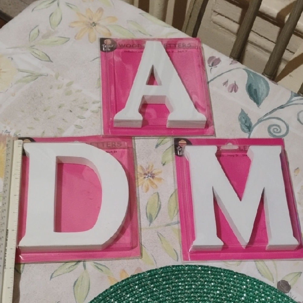 TREND LAB WOOD 6" LETTERS